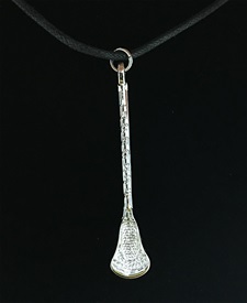 NSP - Nickel Plated Lacrosse Necklace